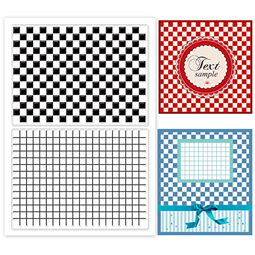 PH PandaHall Tartan-Stempel, transparente Bastelstempel, Schachbrett, Gitterhintergrund, Muster, Gummistempel für DIY, Scrapbooking, Kartenherstellung, Dekoration, Fotokarten, Alben, Bastelbedarf PH PandaHall Tartan-Stempel, transparente Bastelstempel, Schachbrett, Gitterhintergrund, Muster, Gummistempel für DIY, Scrapbooking, Kartenherstellung, Dekoration, Fotokarten, Alben, Bastelbedarf von PH PandaHall