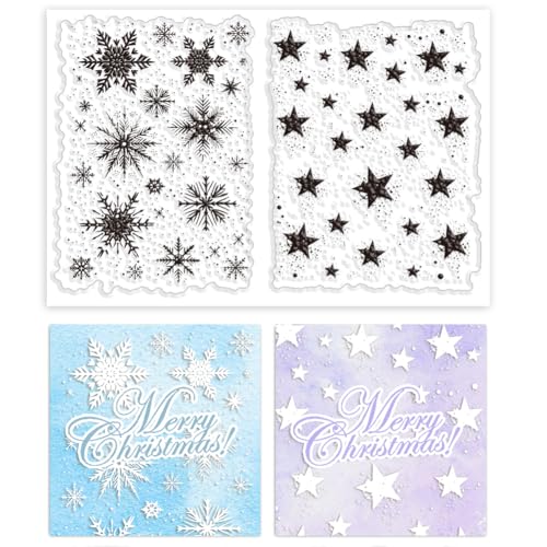 PH PandaHall Transparente Stempel Mit Schneeflocken Hintergrund Zur Kartengestaltung Schneefall Sterne Silikon Stempel Für DIY Scrapbooking Handwerk Album Journal Dekor PH PandaHall Transparente Stempel Mit Schneeflocken Hintergrund Zur Kartengestaltung Schneefall Sterne Silikon Stempel Für DIY Scrapbooking Handwerk Album Journal Dekor von PH PandaHall