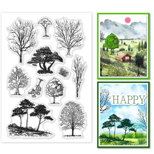 PH PandaHall Tree Transparente Stempel Zur Kartengestaltung Silikonstempel Mit Verwelktem Baum Pflanze Transparent Siegelstempel Gummistempel Für Tagebuch Dekoration Karte PH PandaHall Tree Transparente Stempel Zur Kartengestaltung Silikonstempel Mit Verwelktem Baum Pflanze Transparent Siegelstempel Gummistempel Für Tagebuch Dekoration Karte von PH PandaHall