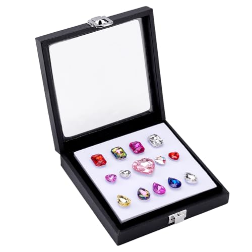 PH PandaHall Vitrine Aus PU Leder 13x13x3cm Displayboxen Schmuckschatulle Schaukasten Quadratische Aufbewahrungsbox Für Ohrringe Armbänder Halsketten Edelsteine PH PandaHall Vitrine Aus PU Leder 13x13x3cm Displayboxen Schmuckschatulle Schaukasten Quadratische Aufbewahrungsbox Für Ohrringe Armbänder Halsketten Edelsteine von PH PandaHall