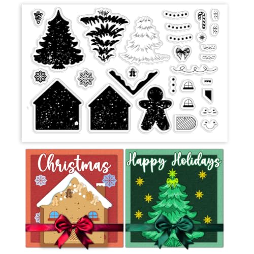 PH PandaHall Weihnachts Transparentstempel Zur Kartengestaltung Weihnachts Lebkuchen Silikonstempel Für DIY Schrottbuchung Bastelalbum Journal Dekor PH PandaHall Weihnachts Transparentstempel Zur Kartengestaltung Weihnachts Lebkuchen Silikonstempel Für DIY Schrottbuchung Bastelalbum Journal Dekor von PH PandaHall