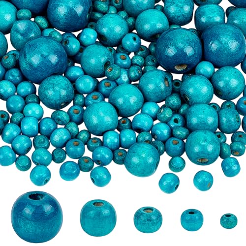 PH Pandahall 1005 Stück dunkelcyanfarbene Holzperlen, winzige bemalte Holzperlen, Makramee-Perlen, runde Abstandshalter, Pony-Perlen für Armbänder, Halsketten, Basteln, Makramee-Party-Dekoration, 6 ~ PH Pandahall 1005 Stück dunkelcyanfarbene Holzperlen, winzige bemalte Holzperlen, Makramee-Perlen, runde Abstandshalter, Pony-Perlen für Armbänder, Halsketten, Basteln, Makramee-Party-Dekoration, 6 ~ von PH PandaHall