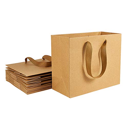 PandaHall 10 Pack Kraftpapier Einkaufstaschen, 7 x 8.6 x 4.3" Papiertüten Mit Griffen, Geschenk-Taschen, Partytaschen, Einzelhandel Griff Taschen, Warentaschen, Hochzeitsfeier Taschen PandaHall 10 Pack Kraftpapier Einkaufstaschen, 7 x 8.6 x 4.3" Papiertüten Mit Griffen, Geschenk-Taschen, Partytaschen, Einzelhandel Griff Taschen, Warentaschen, Hochzeitsfeier Taschen von PH PandaHall