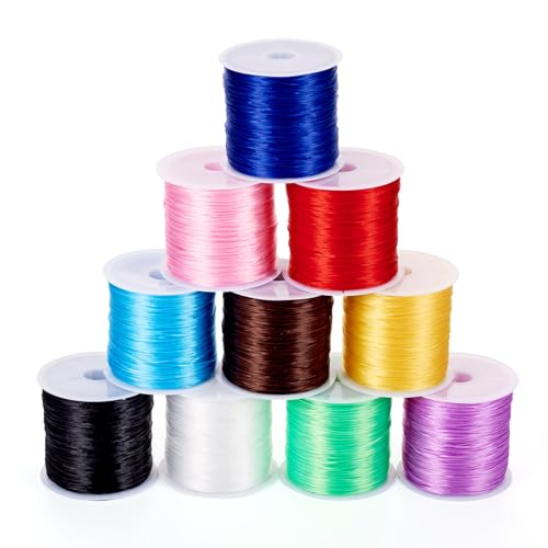 PandaHall 10 Rollen elastische Kristallschnur 0,8 mm Stretchschnur Perlenschnur elastischer Faden für DIY Handwerk Armbänder Halskette Schmuckherstellung PandaHall 10 Rollen elastische Kristallschnur 0,8 mm Stretchschnur Perlenschnur elastischer Faden für DIY Handwerk Armbänder Halskette Schmuckherstellung von PH PandaHall