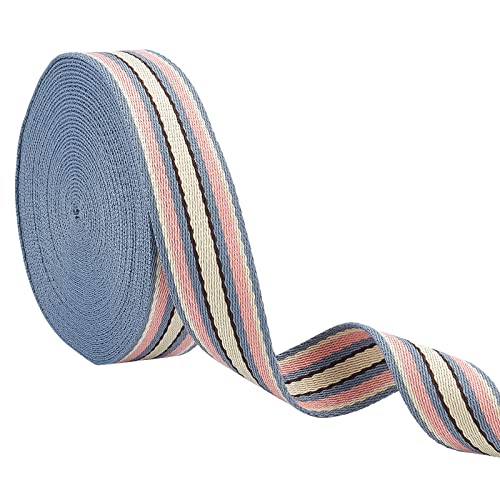 PandaHall 10 Yards Gewebtes Spitzenband, 1.5" breites, Gestreiftes Jacquardband, Besticktes Nähband Für Heimwerker-Kleidungsstücke, Hüte, Accessoires, Heimdekoration, Taschenriemen, Verschönerung von PH PandaHall