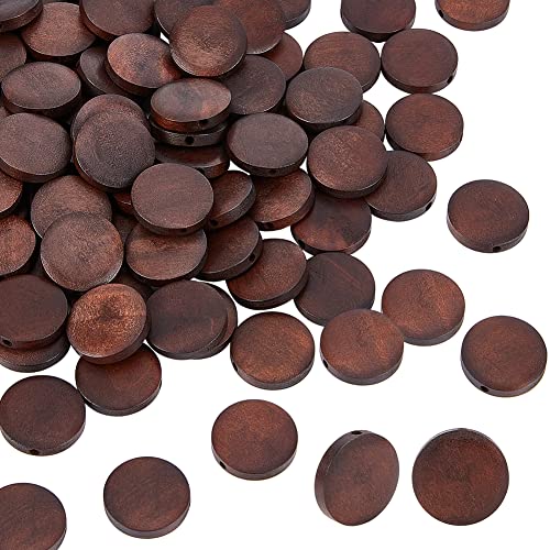 PandaHall 100 Stück Flache Runde Holzperlen Natürliche Birnenholzperlen Hölzerne Münzperlen Gefärbte Kreisscheibe Lose Perlen Für Girlande Makramee Ohrring Armband Schmuckherstellung SattelBrown PandaHall 100 Stück Flache Runde Holzperlen Natürliche Birnenholzperlen Hölzerne Münzperlen Gefärbte Kreisscheibe Lose Perlen Für Girlande Makramee Ohrring Armband Schmuckherstellung SattelBrown von PH PandaHall