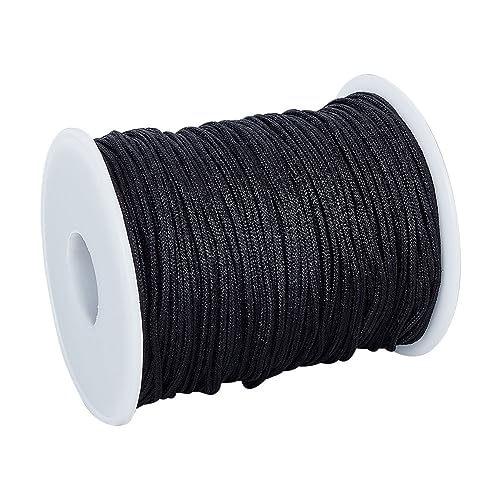 PandaHall 100 Yards/Roll 1.5mm Nylon Faden Schwarz Geflochten Aufzug Schatten Cord Venezianisch/Rollos Ersatz Schnur für geflochtene Armbänder Perlen Halsketten Makrame Handwerk Wind Schmuck PandaHall 100 Yards/Roll 1.5mm Nylon Faden Schwarz Geflochten Aufzug Schatten Cord Venezianisch/Rollos Ersatz Schnur für geflochtene Armbänder Perlen Halsketten Makrame Handwerk Wind Schmuck von PH PandaHall