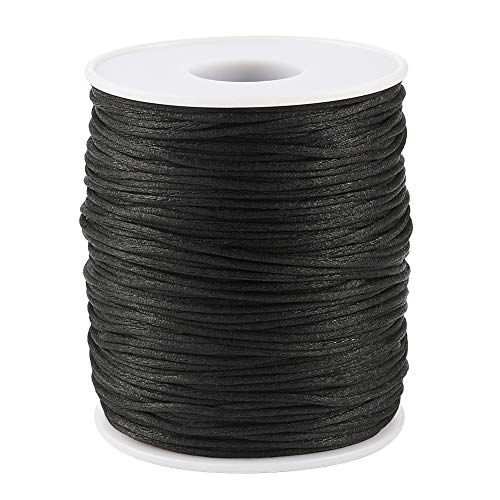 PandaHall 109 Yard 1,5 mm Polyester-Satin-Bordüre für chinesische Knoten, Kumihimo, Perlen, Makramee-Schmuckherstellung PandaHall 109 Yard 1,5 mm Polyester-Satin-Bordüre für chinesische Knoten, Kumihimo, Perlen, Makramee-Schmuckherstellung von PandaHall