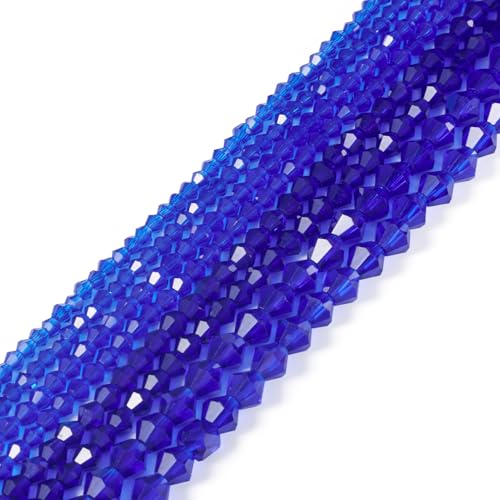 PandaHall 16 Stränge Kristall facettierte Glasperlen 2,5/3/4/6 mm blaue Doppelkegel lose Abstandshalter Perlen Bulk für DIY Handwerk Armbänder Halsketten Ohrringe Schmuckherstellung PandaHall 16 Stränge Kristall facettierte Glasperlen 2,5/3/4/6 mm blaue Doppelkegel lose Abstandshalter Perlen Bulk für DIY Handwerk Armbänder Halsketten Ohrringe Schmuckherstellung von PH PandaHall