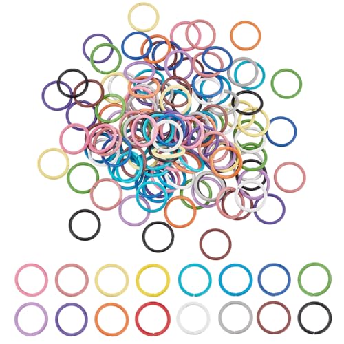 PandaHall 160pcs 8mm Eisen Offene Biegeringe Schmuck DIY Fundstücke für Choker Halsketten Armbandherstellung, 16 Farben PandaHall 160pcs 8mm Eisen Offene Biegeringe Schmuck DIY Fundstücke für Choker Halsketten Armbandherstellung, 16 Farben von PH PandaHall