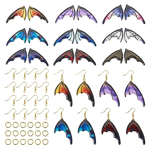 PandaHall 18pcs Schmetterlingsflügel Anhänger Transparent Harz Insektenflügel Libelle Flügel Charms mit Goldfolie für DIY Ohrring Schmuckherstellung PandaHall 18pcs Schmetterlingsflügel Anhänger Transparent Harz Insektenflügel Libelle Flügel Charms mit Goldfolie für DIY Ohrring Schmuckherstellung von PandaHall