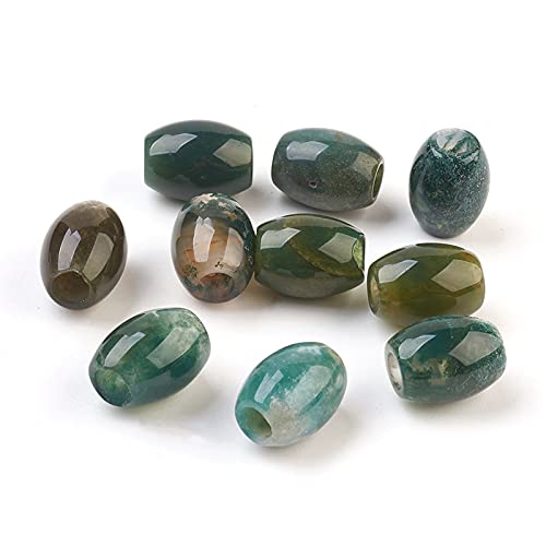 PandaHall 20 Stück große Löcher Edelstein Barrel Europäische Perlen natürliche indische Achat Stein Perlen 15~17x12~13,5mm Chakra Healing Spacer lose Perlen für europäische Charm-Armbänder PandaHall 20 Stück große Löcher Edelstein Barrel Europäische Perlen natürliche indische Achat Stein Perlen 15~17x12~13,5mm Chakra Healing Spacer lose Perlen für europäische Charm-Armbänder von PH PandaHall