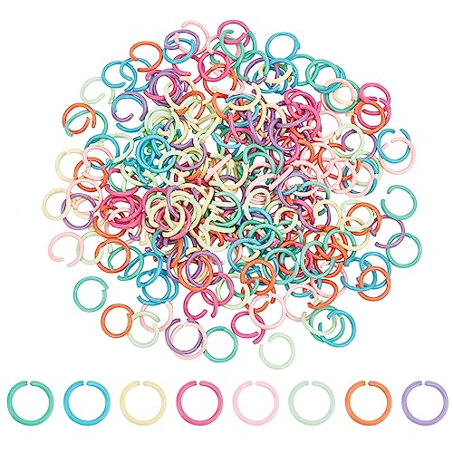 PandaHall 240 Stück Sprungringe 10mm Offene Biegeringe 8 Farben Kettenhemd-Ringe Farbige Schmuckverbindungsringe 18 Gauge Ungelötet Ring Für Armbänder Halsketten Kettenhalsband DIY-Bastelherstellung PandaHall 240 Stück Sprungringe 10mm Offene Biegeringe 8 Farben Kettenhemd-Ringe Farbige Schmuckverbindungsringe 18 Gauge Ungelötet Ring Für Armbänder Halsketten Kettenhalsband DIY-Bastelherstellung von PH PandaHall