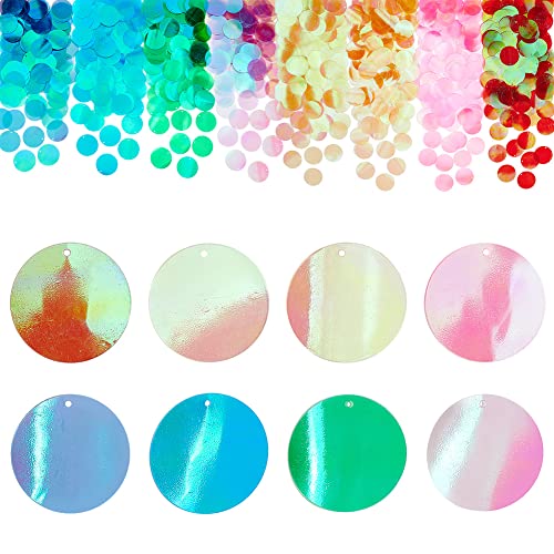 PH PandaHall 240g 30mm Große Pailletten zum Basteln, 8 Farben Flache Runde Pailletten Pailletten PVC Lose Pailletten und Pailletten zum Sticken Applikation Stricken Kunst Kunsthandwerk Verschönerung PH PandaHall 240g 30mm Große Pailletten zum Basteln, 8 Farben Flache Runde Pailletten Pailletten PVC Lose Pailletten und Pailletten zum Sticken Applikation Stricken Kunst Kunsthandwerk Verschönerung von PH PandaHall