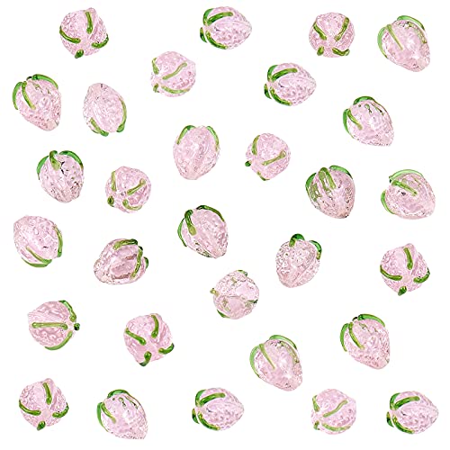 PandaHall 30st Erdbeerperlen, 3D Fruchtperlen Handgemachte Lampwork Glasperlen Fruit Spacer Lose Perlen Anhänger Charms Für DIY Craft Armbänder Halskette Schmuckherstellung PandaHall 30st Erdbeerperlen, 3D Fruchtperlen Handgemachte Lampwork Glasperlen Fruit Spacer Lose Perlen Anhänger Charms Für DIY Craft Armbänder Halskette Schmuckherstellung von PH PandaHall