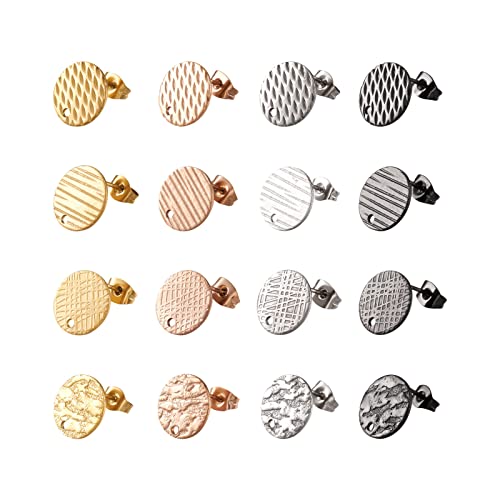 PandaHall 32 stücke Flache Runde Ohrstecker Erkenntnisse Komponenten 4 Farben 304 Edelstahl Ohrstecker Post mit Ohrring Zurück für Ohrring Schmuck Machen PandaHall 32 stücke Flache Runde Ohrstecker Erkenntnisse Komponenten 4 Farben 304 Edelstahl Ohrstecker Post mit Ohrring Zurück für Ohrring Schmuck Machen von PandaHall