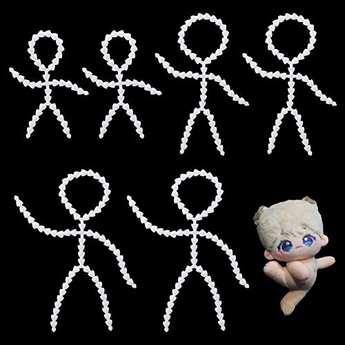 PandaHall 6 Stück Körpergelenkskelett 3 Stil Kunststoff-Actionfigur Bewegliches Skelett Puppenkörper Figurenrahmen Ganzkörpermodell Für Die Herstellung von Teddybären DIY-Handwerk Zubehör PandaHall 6 Stück Körpergelenkskelett 3 Stil Kunststoff-Actionfigur Bewegliches Skelett Puppenkörper Figurenrahmen Ganzkörpermodell Für Die Herstellung von Teddybären DIY-Handwerk Zubehör von PH PandaHall