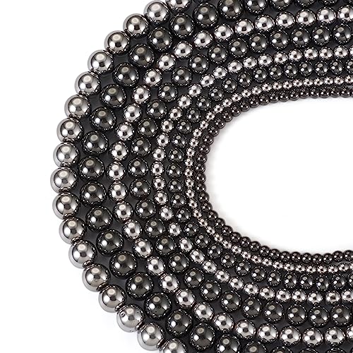 PandaHall 8 Stränge, nicht magnetische Hämatit-Perlen, 4/6/8/10 mm, runde Edelstein-Abstandshalter, lose Perlen für DIY-Halsketten, Armbänder, Ohrringe, Schmuckherstellung PandaHall 8 Stränge, nicht magnetische Hämatit-Perlen, 4/6/8/10 mm, runde Edelstein-Abstandshalter, lose Perlen für DIY-Halsketten, Armbänder, Ohrringe, Schmuckherstellung von PandaHall