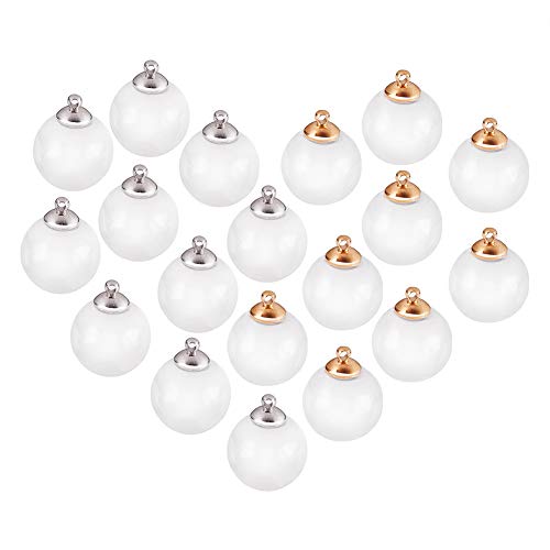 PandaHall Elite 30 Pcs 14mm Mini Leere Klarglas Globus Flasche Wunsch Ball Flaschen DIY Anhänger Charme mit 30 Pcs 8mm Kappe Kautionen für Schmuckherstellung PandaHall Elite 30 Pcs 14mm Mini Leere Klarglas Globus Flasche Wunsch Ball Flaschen DIY Anhänger Charme mit 30 Pcs 8mm Kappe Kautionen für Schmuckherstellung von PH PandaHall