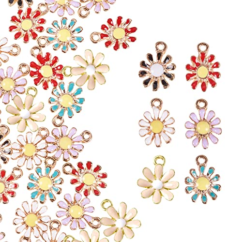 PandaHall Elite 6 Farbe Daisy Blume Charms Anhänger Pflanze Blume Emaille Baumeln Charms Perlen für Halskette Armband Ohrringe DIY Schmuckherstellung PandaHall Elite 6 Farbe Daisy Blume Charms Anhänger Pflanze Blume Emaille Baumeln Charms Perlen für Halskette Armband Ohrringe DIY Schmuckherstellung von PH PandaHall