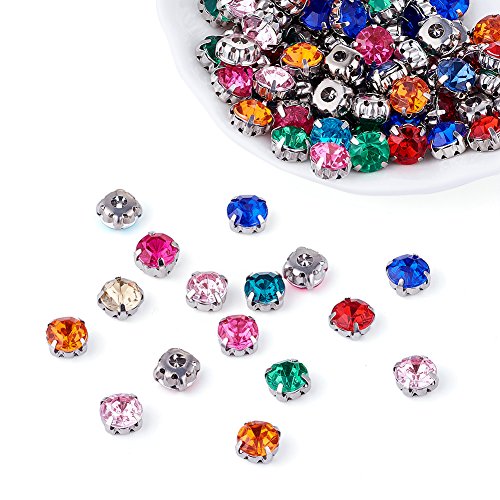 PandaHall Strass-Perlen zum Aufnähen für Kleidung, Schuhe, Taschen, Dekorationen 8 x 8 mm. PandaHall Strass-Perlen zum Aufnähen für Kleidung, Schuhe, Taschen, Dekorationen 8 x 8 mm. von PH PandaHall