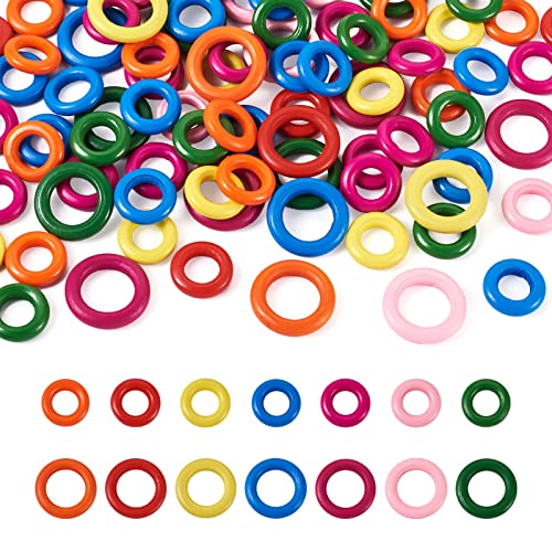 PandaHall Verbindungsring aus natürlichem Holz, 25 mm, 35 mm, 7 Farben, Holzringe, Kreis-Anhänger, Verbindungsstücke für DIY-Projekte, Schmuckherstellung, 100 Stück PandaHall Verbindungsring aus natürlichem Holz, 25 mm, 35 mm, 7 Farben, Holzringe, Kreis-Anhänger, Verbindungsstücke für DIY-Projekte, Schmuckherstellung, 100 Stück von PH PandaHall