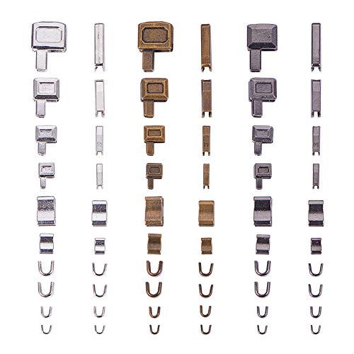 PandaHall Zinklegierungs-Reißverschluss Oben auf dem Plug-and-Repair-Reißverschlussstopper, Reparaturzubehör-Einsatzkasten und Pin-Fix-Halter, Mischfarbe, 3x3,5x2,5mm PandaHall Zinklegierungs-Reißverschluss Oben auf dem Plug-and-Repair-Reißverschlussstopper, Reparaturzubehör-Einsatzkasten und Pin-Fix-Halter, Mischfarbe, 3x3,5x2,5mm von PH PandaHall