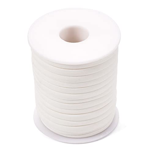 PandaHall flache dünne elastische Schnur, 5 mm, cremeweiß, weiche Nylonschnur, genäht, dehnbare Lycra-Kordel zum Nähen, Basteln, Stirnband, Schmuckherstellung, Zubehör, 20 m PandaHall flache dünne elastische Schnur, 5 mm, cremeweiß, weiche Nylonschnur, genäht, dehnbare Lycra-Kordel zum Nähen, Basteln, Stirnband, Schmuckherstellung, Zubehör, 20 m von PH PandaHall