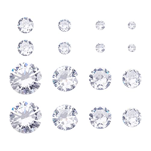 Pandahall 320 Stück Cubic Zirkonia Stein Klasse A lose CZ Steine facettierte Cabochons Edelsteine Perlen für Basteln Schmuckherstellung Pandahall 320 Stück Cubic Zirkonia Stein Klasse A lose CZ Steine facettierte Cabochons Edelsteine Perlen für Basteln Schmuckherstellung von PH PandaHall