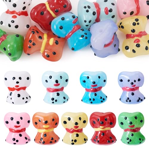 Pandahall Lampwork-Hundeperlen, handgefertigt, niedlich, Cartoon, gepunktet, Welpe, Glaskristall, holprige Tiere, lose Abstandshalter, Perlen für DIY-Armbänder, Halsketten, Ohrringe Pandahall Lampwork-Hundeperlen, handgefertigt, niedlich, Cartoon, gepunktet, Welpe, Glaskristall, holprige Tiere, lose Abstandshalter, Perlen für DIY-Armbänder, Halsketten, Ohrringe von PH PandaHall