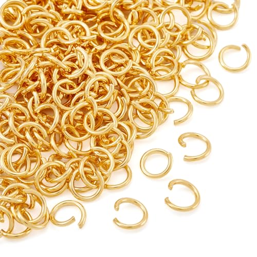 Pandahall Offene Biegeringe aus Edelstahl, 8 mm, rund, 1,2 mm dick, rund, ungelötet, zur Schmuckherstellung, 200 Stück Pandahall Offene Biegeringe aus Edelstahl, 8 mm, rund, 1,2 mm dick, rund, ungelötet, zur Schmuckherstellung, 200 Stück von PandaHall