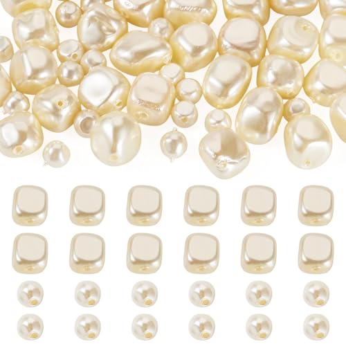 Pandahall Süßwasserperlen, 3–7 mm, natürliche, unregelmäßige Zuchtperlen, Kartoffeln, lose Edelsteinperlen für Schmuckherstellung, Armbänder, Halsketten, Ohrringe, Hellgold, 50 Stück Pandahall Süßwasserperlen, 3–7 mm, natürliche, unregelmäßige Zuchtperlen, Kartoffeln, lose Edelsteinperlen für Schmuckherstellung, Armbänder, Halsketten, Ohrringe, Hellgold, 50 Stück von PH PandaHall