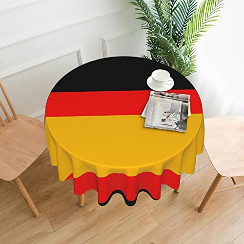 PHAYAH Runde dekorative Tischdecke mit Deutschland-Flagge, 152,4 cm, Bauernhaus, Urlaub, Party, runde Tischdecke, Wohnzimmer, Küche, Dekoration PHAYAH Runde dekorative Tischdecke mit Deutschland-Flagge, 152,4 cm, Bauernhaus, Urlaub, Party, runde Tischdecke, Wohnzimmer, Küche, Dekoration von PHAYAH