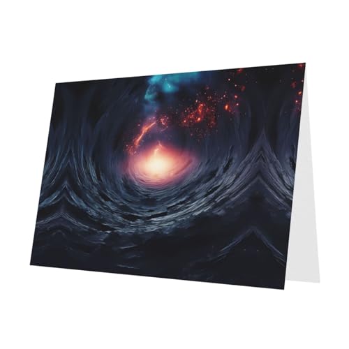 PHAYAH Weihnachtskarten mit schwarzen Löchern, roter Umschlag, geeignet als Hochzeitstag und Party-Einladungskarten, 10 Blatt PHAYAH Weihnachtskarten mit schwarzen Löchern, roter Umschlag, geeignet als Hochzeitstag und Party-Einladungskarten, 10 Blatt von PHAYAH