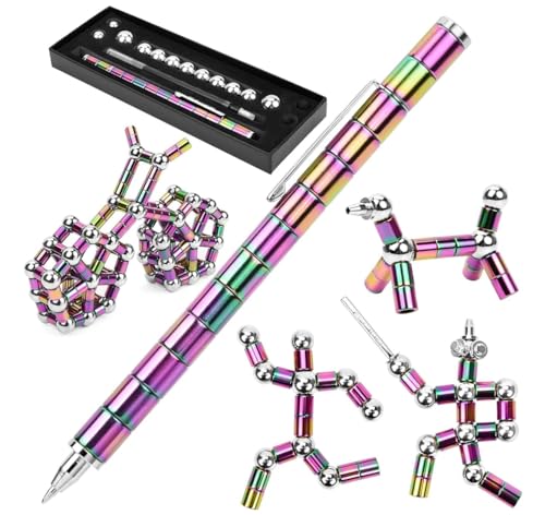 PHCOZY 1 Pcs Magnetic Pen Magnet Stift Pen Magnetischer Stift Pen Stifte Kugelschreiber Geschenk für Freunde von PHCOZY