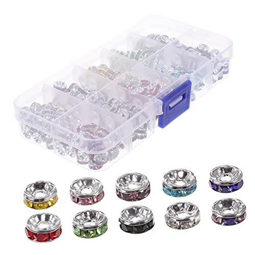 PHENOFICE 1 Box Bohrer Abstandshalter Schmuckherstellungsset Für Erwachsene, Schmuckherstellungsperlen, Lose Perlen Zum Basteln, DIY Bastelarbeiten, Perlenherstellung, Schmuck Strassperlen, PHENOFICE 1 Box Bohrer Abstandshalter Schmuckherstellungsset Für Erwachsene, Schmuckherstellungsperlen, Lose Perlen Zum Basteln, DIY Bastelarbeiten, Perlenherstellung, Schmuck Strassperlen, von PHENOFICE