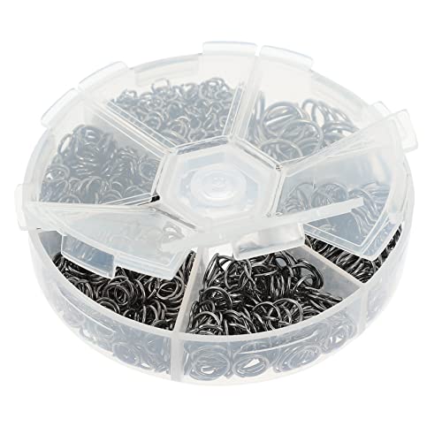 PHENOFICE 1 Box Hakenring Verbindungsschnalle Biegeringe Schmuckherstellung Geteilte Biegeringe Kleine Spaltringe Armbandherstellung Biegering Offener Biegering Schmuck Biegeringe DIY PHENOFICE 1 Box Hakenring Verbindungsschnalle Biegeringe Schmuckherstellung Geteilte Biegeringe Kleine Spaltringe Armbandherstellung Biegering Offener Biegering Schmuck Biegeringe DIY von PHENOFICE