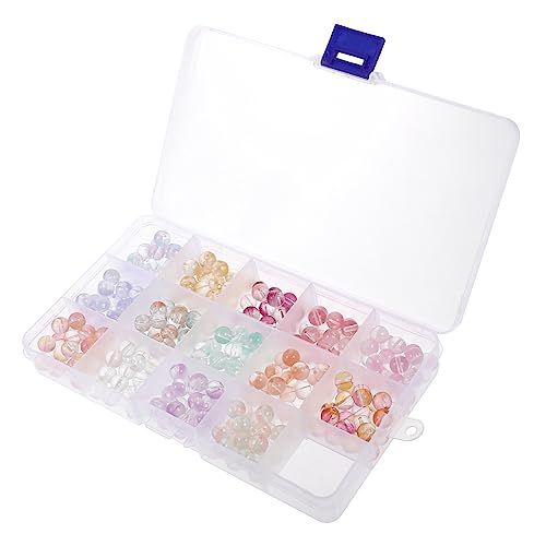 PHENOFICE 1 Box Perlenarmband Zubehör, Basteln Von Losen Perlen, Farbige Glasperlen, Glasperlen In Großen Mengen, DIY Perlen, Perlen In Großen Mengen Für Die Schmuckherstellung, PHENOFICE 1 Box Perlenarmband Zubehör, Basteln Von Losen Perlen, Farbige Glasperlen, Glasperlen In Großen Mengen, DIY Perlen, Perlen In Großen Mengen Für Die Schmuckherstellung, von PHENOFICE
