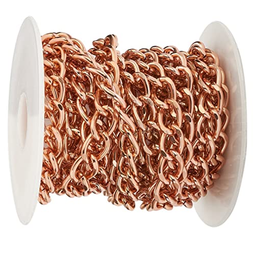 PHENOFICE 1 Rolle Aluminiumkette, Schmuckzubehör, Kette Zur Schmuckherstellung, Kleine Kette, Metallkette Für Taschen, Metalltaschenkette, DIY Schmuckkette, Bastelkette, Taschenkette, PHENOFICE 1 Rolle Aluminiumkette, Schmuckzubehör, Kette Zur Schmuckherstellung, Kleine Kette, Metallkette Für Taschen, Metalltaschenkette, DIY Schmuckkette, Bastelkette, Taschenkette, von PHENOFICE