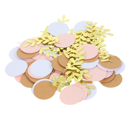 PHENOFICE 1 Set Blattdekoration Tischkonfetti Partykonfetti Geburtstagskonfetti Feiertagskonfetti Hochzeitsornament Festivalkonfetti Papierkonfetti Buntes Konfetti Tischstreu von PHENOFICE