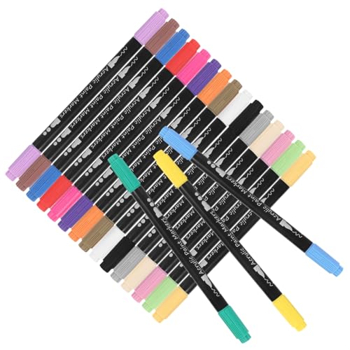PHENOFICE Doppelseitiger Acrylstift Trocken Abwischbare Marker Mit Feiner Spitze Zeichnen Stifte Für Kunsthandwerk Und Notizen PHENOFICE Doppelseitiger Acrylstift Trocken Abwischbare Marker Mit Feiner Spitze Zeichnen Stifte Für Kunsthandwerk Und Notizen von PHENOFICE