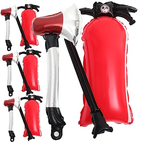 PHENOFICE Aufblasbarer Feuerlöscher-ballon-set Mit Feuerwehraxt Design Für Partydeko Und Feiertage von PHENOFICE
