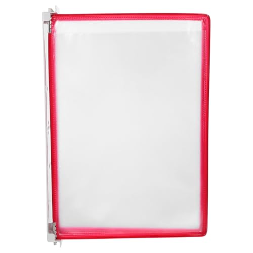 PHENOFICE 1 Set Wandmontierter Aktenorganisator: 5-seitiger Flip-Dokumentenhalter - A4-Wandakten-Präsentationsständer für Büros, Klassenzimmer und öffentliche Räume von PHENOFICE