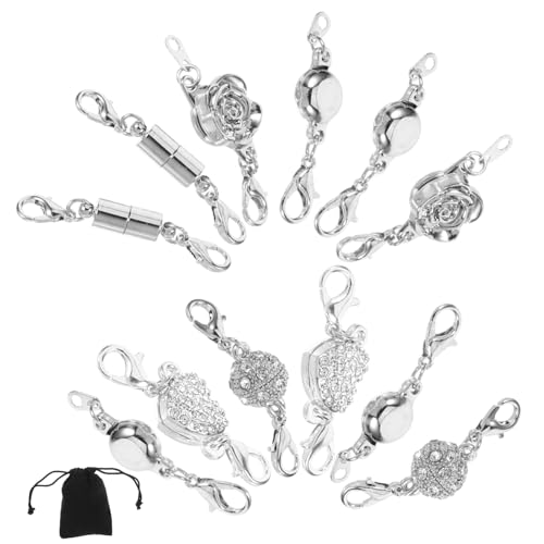 PHENOFICE Magnetischer Schmuckverschluss Für Halsketten Und Armbänder Halskettenverschluss Und Armbandverschluss Magnetverschluss Zur Schmuckherstellung PHENOFICE Magnetischer Schmuckverschluss Für Halsketten Und Armbänder Halskettenverschluss Und Armbandverschluss Magnetverschluss Zur Schmuckherstellung von PHENOFICE
