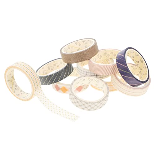 PHENOFICE 10 Rollen Washi Tape Set, Bastelband, Deko Klebeband Für Scrapbooking, Farbiges Washi Tape, Scrapbook Washi Tape, Basteln, DIY Washi Tape, Washi Tape Für Scrapbooking, Landschafts von PHENOFICE
