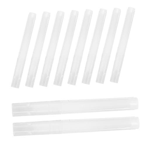 PHENOFICE 10 Stück Nachfüllbare Leere Marker Stifte Weiß Vielseitige Acryl und Ölfarben Pen Hüllen Robuste Selbstbefüllbare Leerhülsen für Graffiti Rock und Keramikmalerei von PHENOFICE