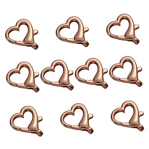 PHENOFICE 10 Stück Teiliges Metallverschlüsse Herzform für Diy Taschen und Koffer Leicht und Langlebig Erhältlich für Kreative Bastelprojekte PHENOFICE 10 Stück Teiliges Metallverschlüsse Herzform für Diy Taschen und Koffer Leicht und Langlebig Erhältlich für Kreative Bastelprojekte von PHENOFICE