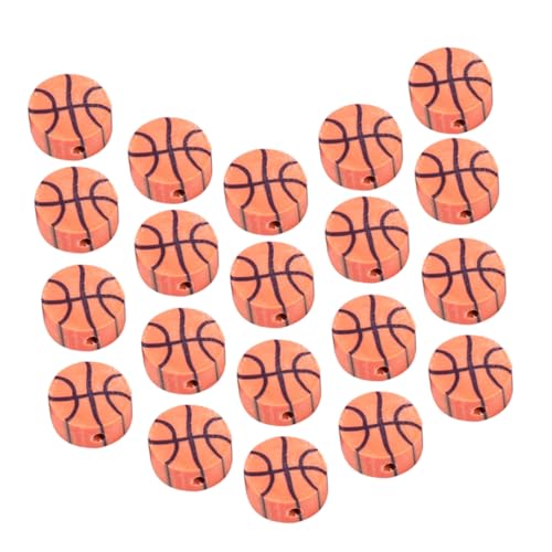 PHENOFICE 100Stücke Weiche Keramikperlen Anhänger DIY perlen Sportperlen Abstandshalter Basketball perlen Basketball anhänger Perlen Halskette Lose Perlen Sportball perlen Anhänger PHENOFICE 100Stücke Weiche Keramikperlen Anhänger DIY perlen Sportperlen Abstandshalter Basketball perlen Basketball anhänger Perlen Halskette Lose Perlen Sportball perlen Anhänger von PHENOFICE