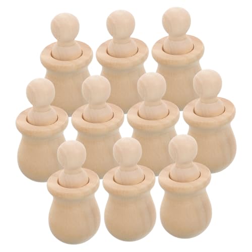PHENOFICE 10Er Set Holz Bösewicht Mama Unvollendetes Holzhandwerk Miniatur Holzmalerei Kit Unvollendete Peg Menschen Holzfiguren PHENOFICE 10Er Set Holz Bösewicht Mama Unvollendetes Holzhandwerk Miniatur Holzmalerei Kit Unvollendete Peg Menschen Holzfiguren von PHENOFICE