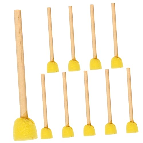 PHENOFICE 10St Schwammbürste mit Holzgriff Körper Schwammpinsel zum Malen Meeresschwamm zum Bemalen Puff Kreis kinderpinsel Painting Set for Werkzeug seife Schwamm zum Malen Malschwamm PHENOFICE 10St Schwammbürste mit Holzgriff Körper Schwammpinsel zum Malen Meeresschwamm zum Bemalen Puff Kreis kinderpinsel Painting Set for Werkzeug seife Schwamm zum Malen Malschwamm von PHENOFICE